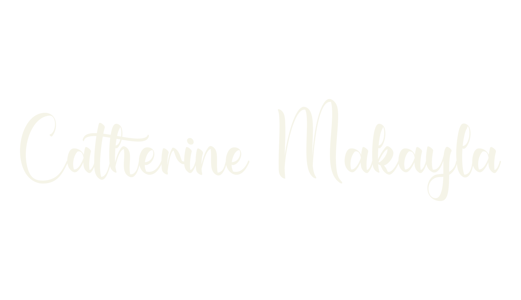 Catherine Makayla, calligraphy font preview