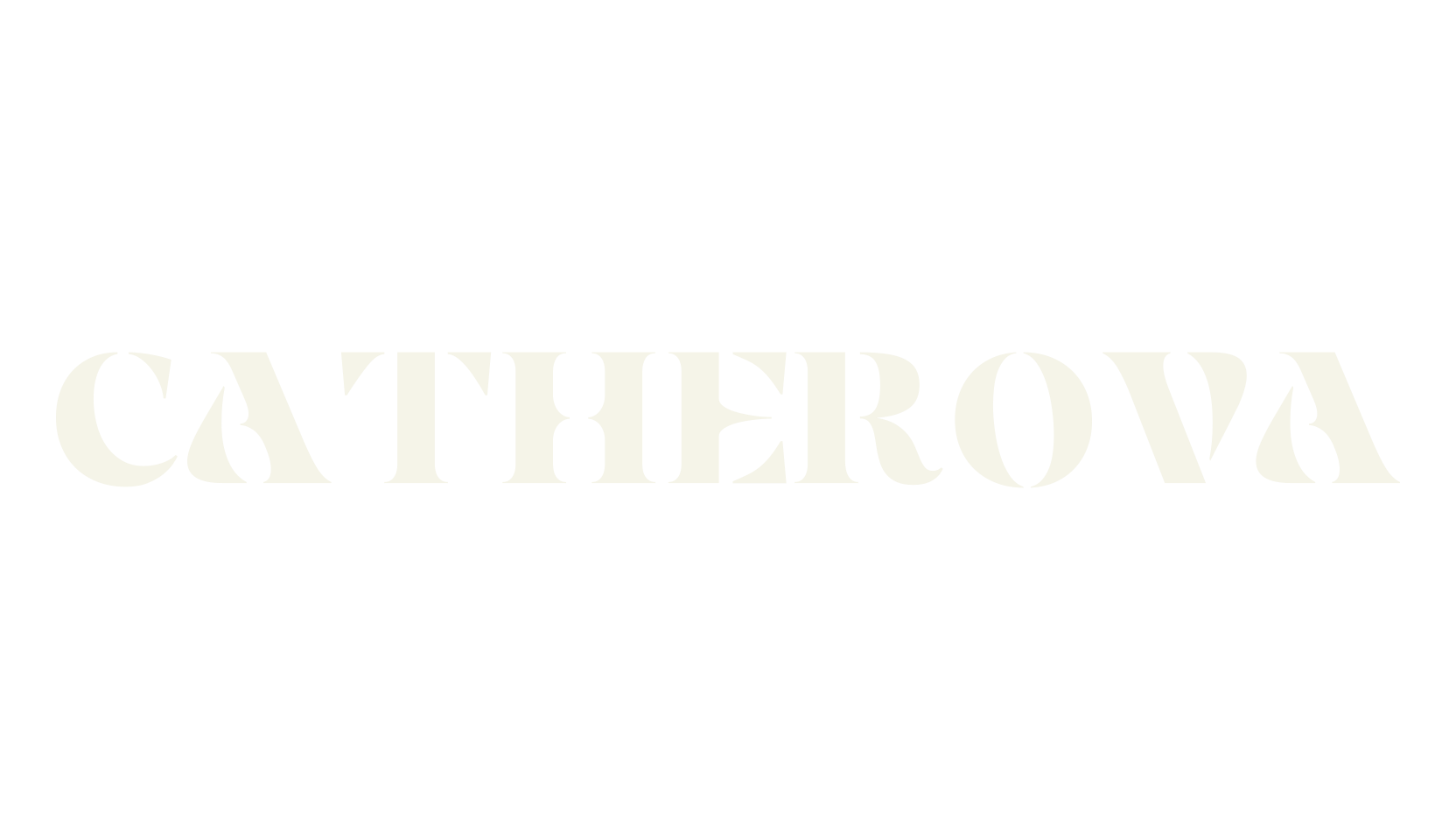 Catherova, bold font preview
