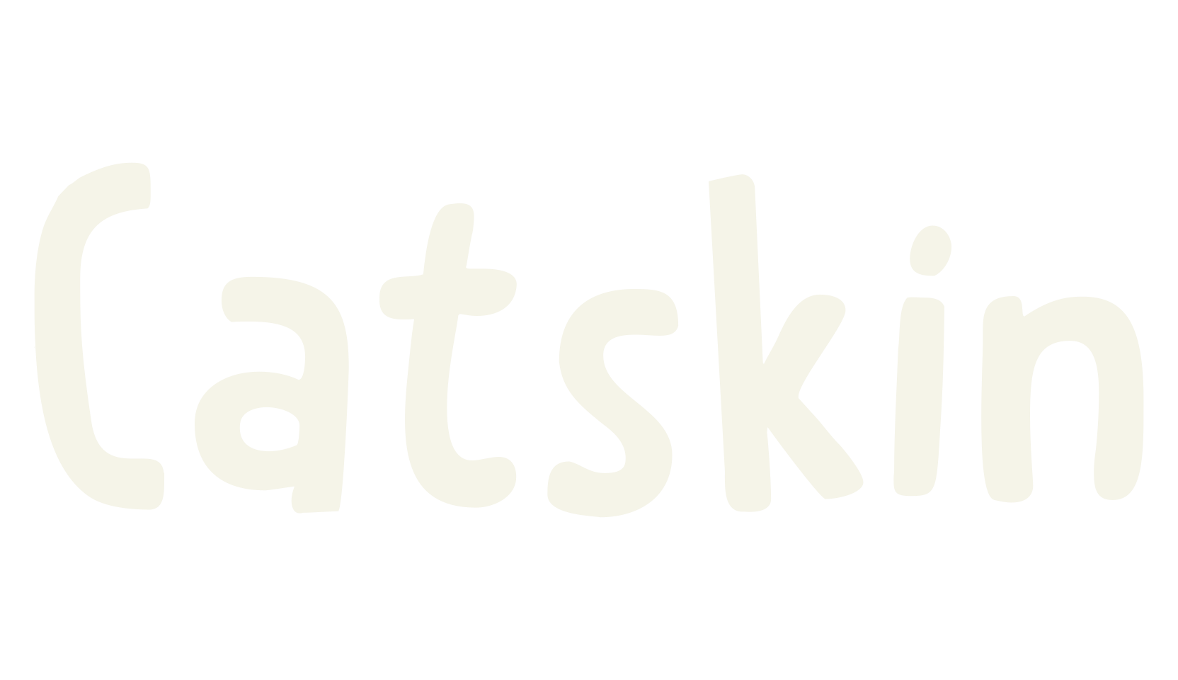 Catskin, fashion script font preview