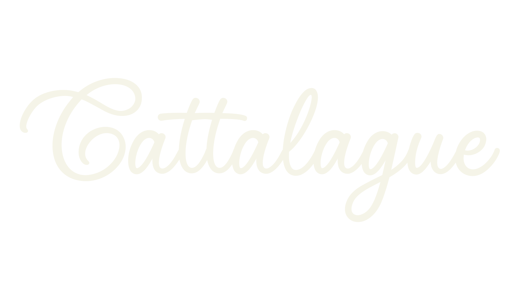 Cattalague, lettering font preview