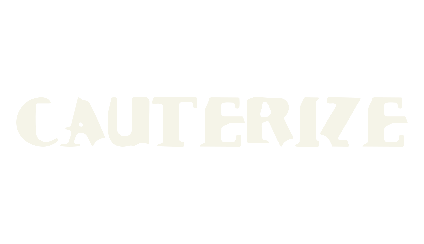 Cauterize, decorative font preview
