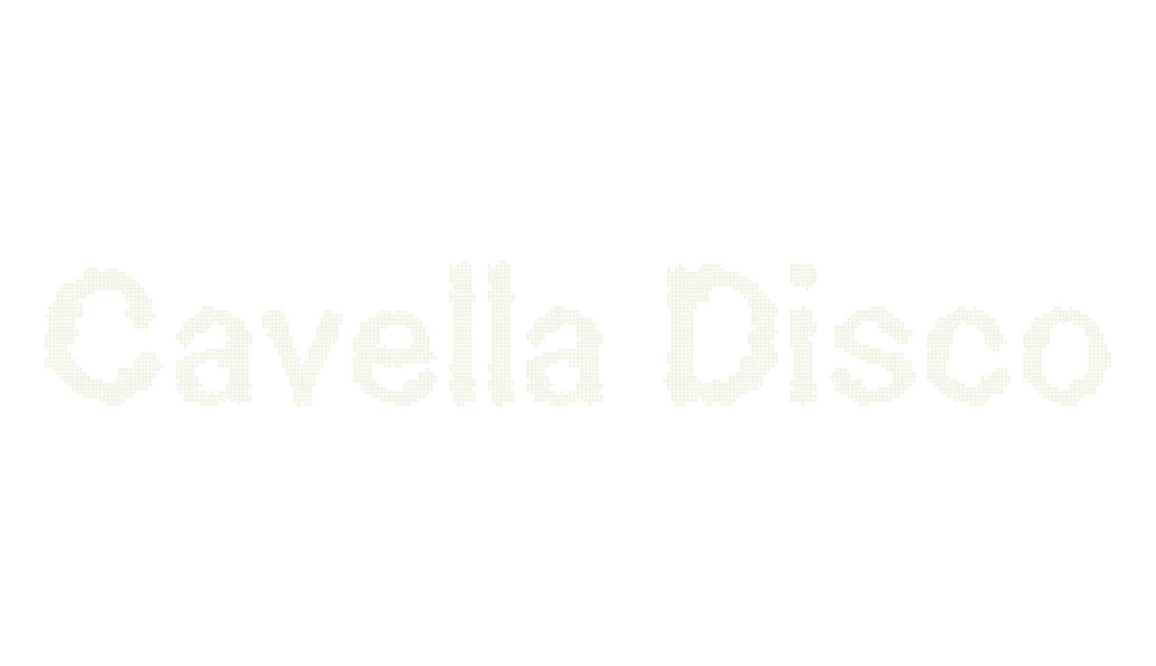 Cavella Disco, weird font preview