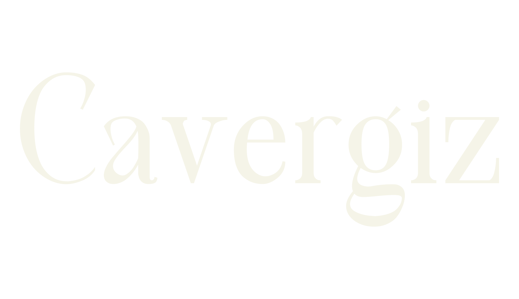 Cavergiz, lettering font preview