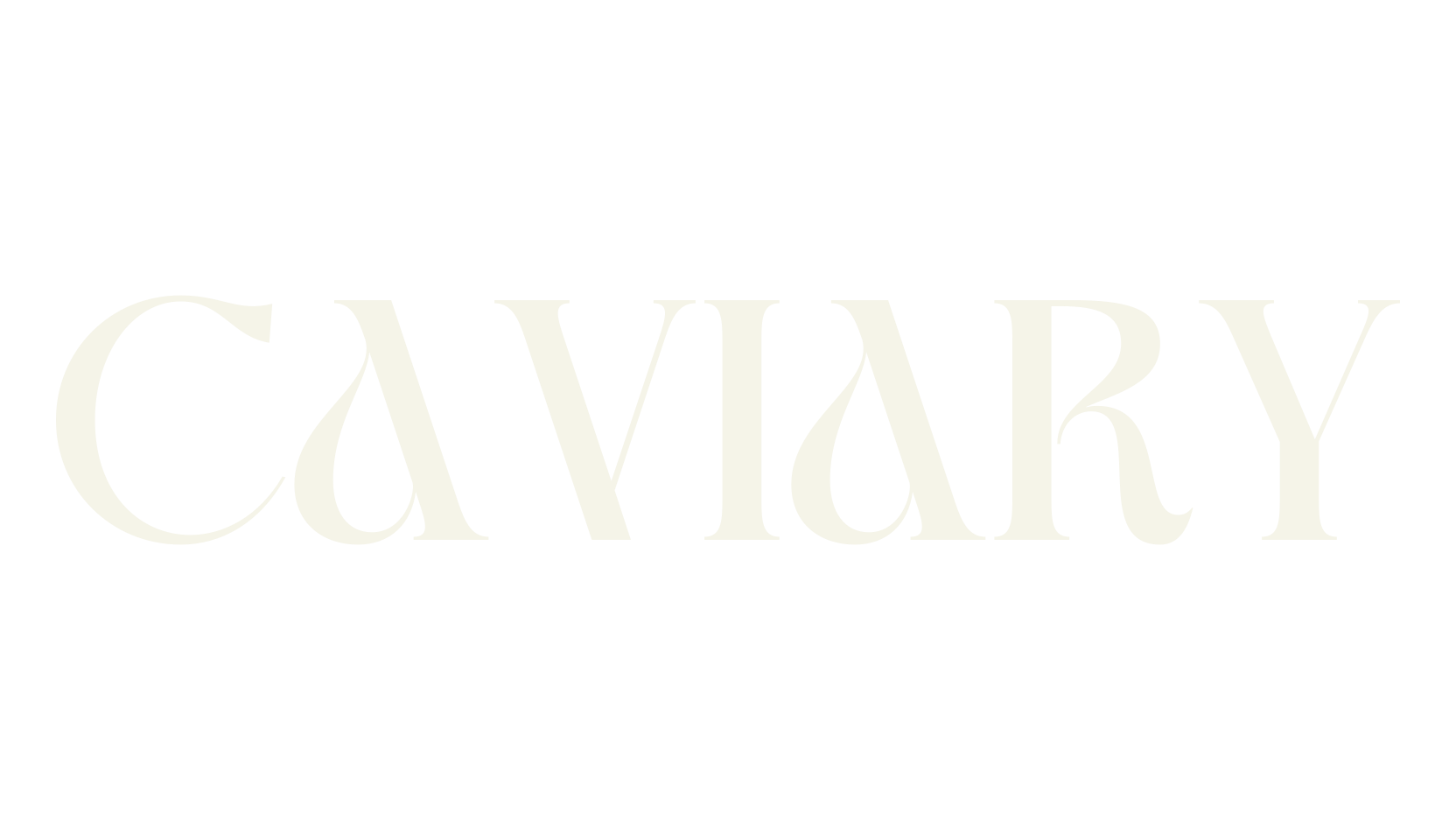 Caviary, text font preview