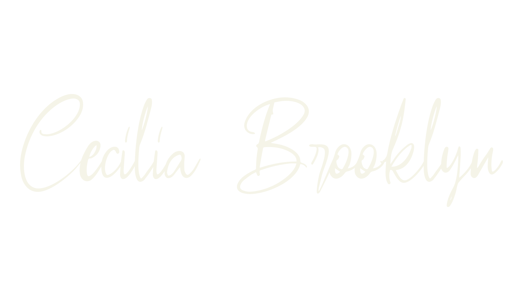 Cecilia Brooklyn, fashion script font preview