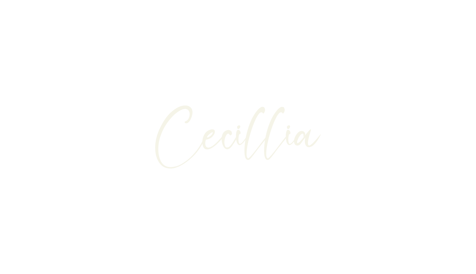 Cecillia, album cover font preview