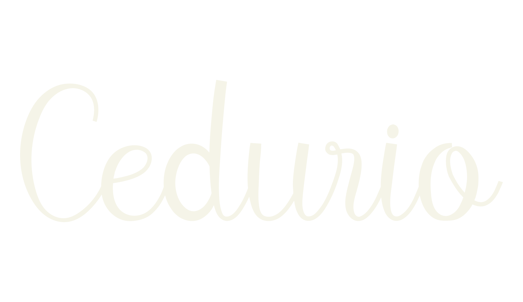 Cedurio, calligraphy font preview