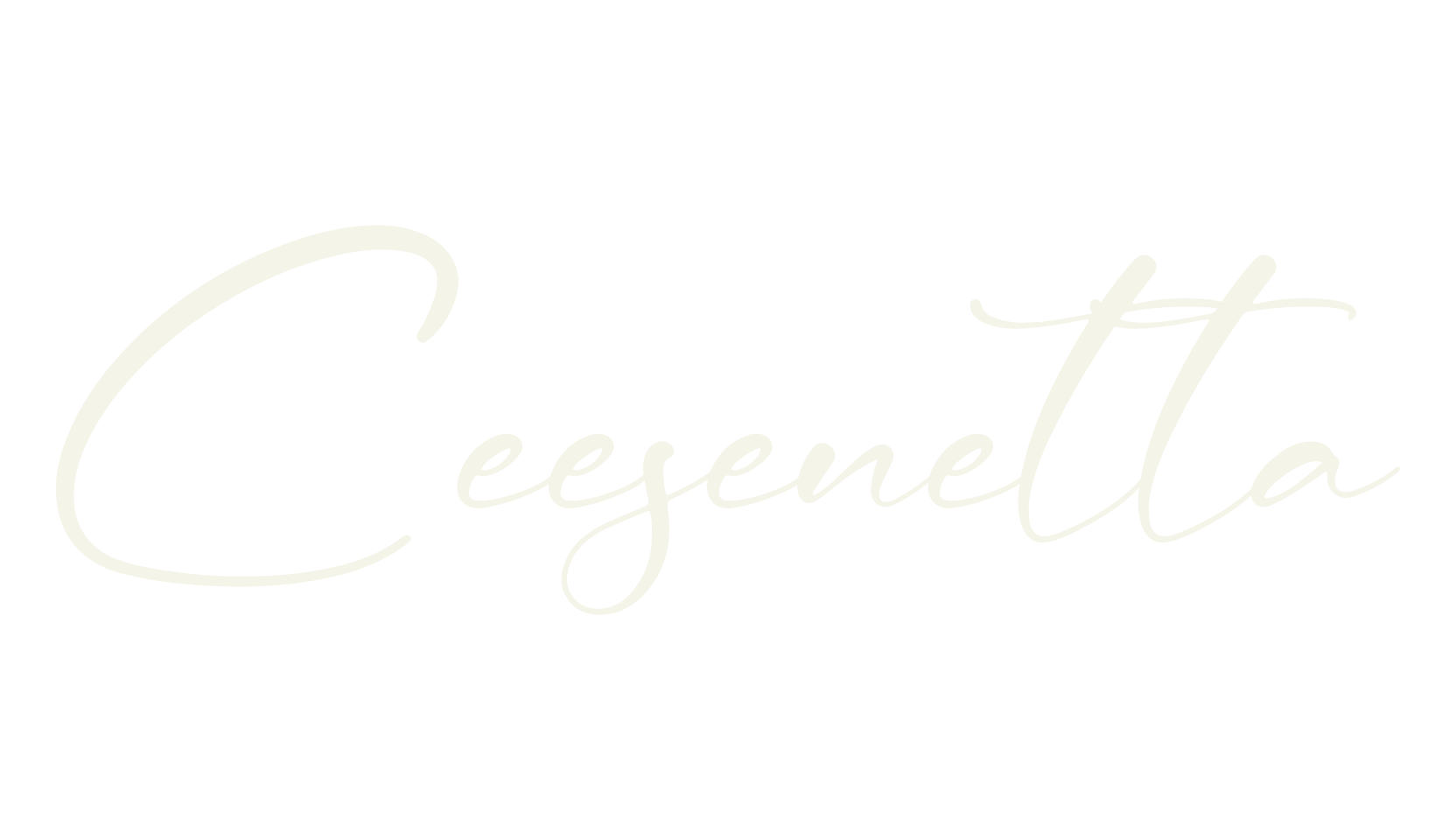 Ceesenetta, calligraphy font preview