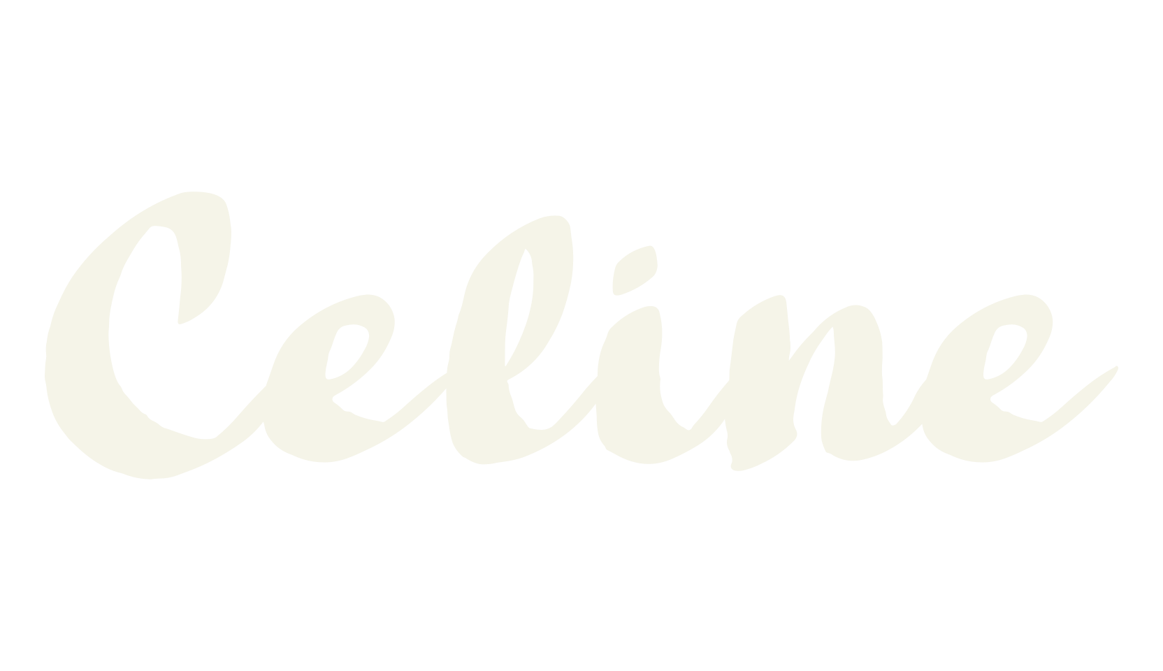 Celine, fancy font preview