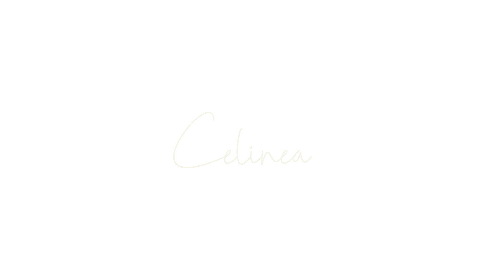 Celinea, cursive font preview