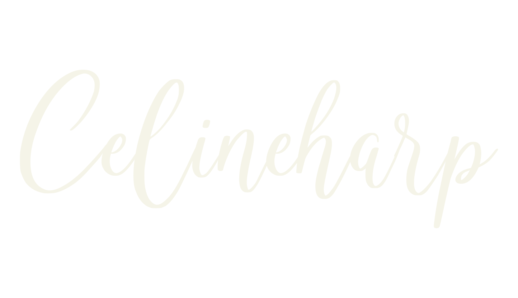Celineharp, calligraphy font preview