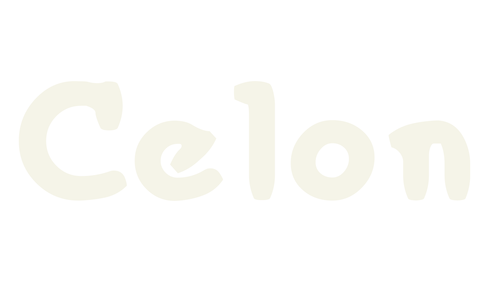 Celon, cartoon font preview