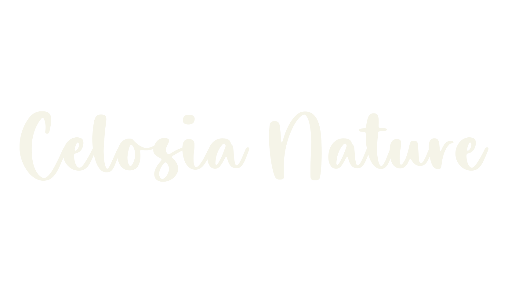 Celosia Nature, calligraphy font preview