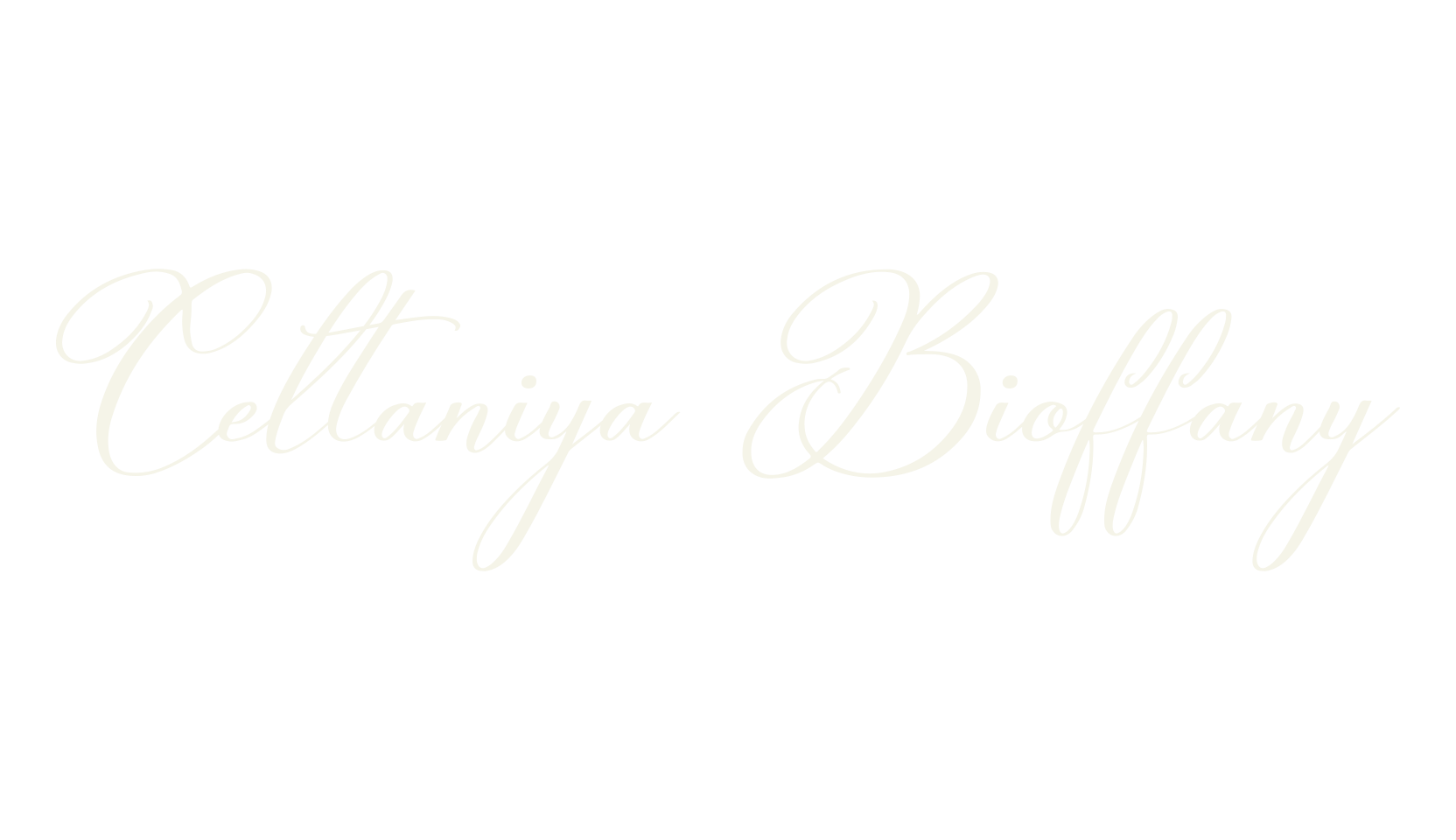 Celtaniya Bioffany, calligraphy font preview