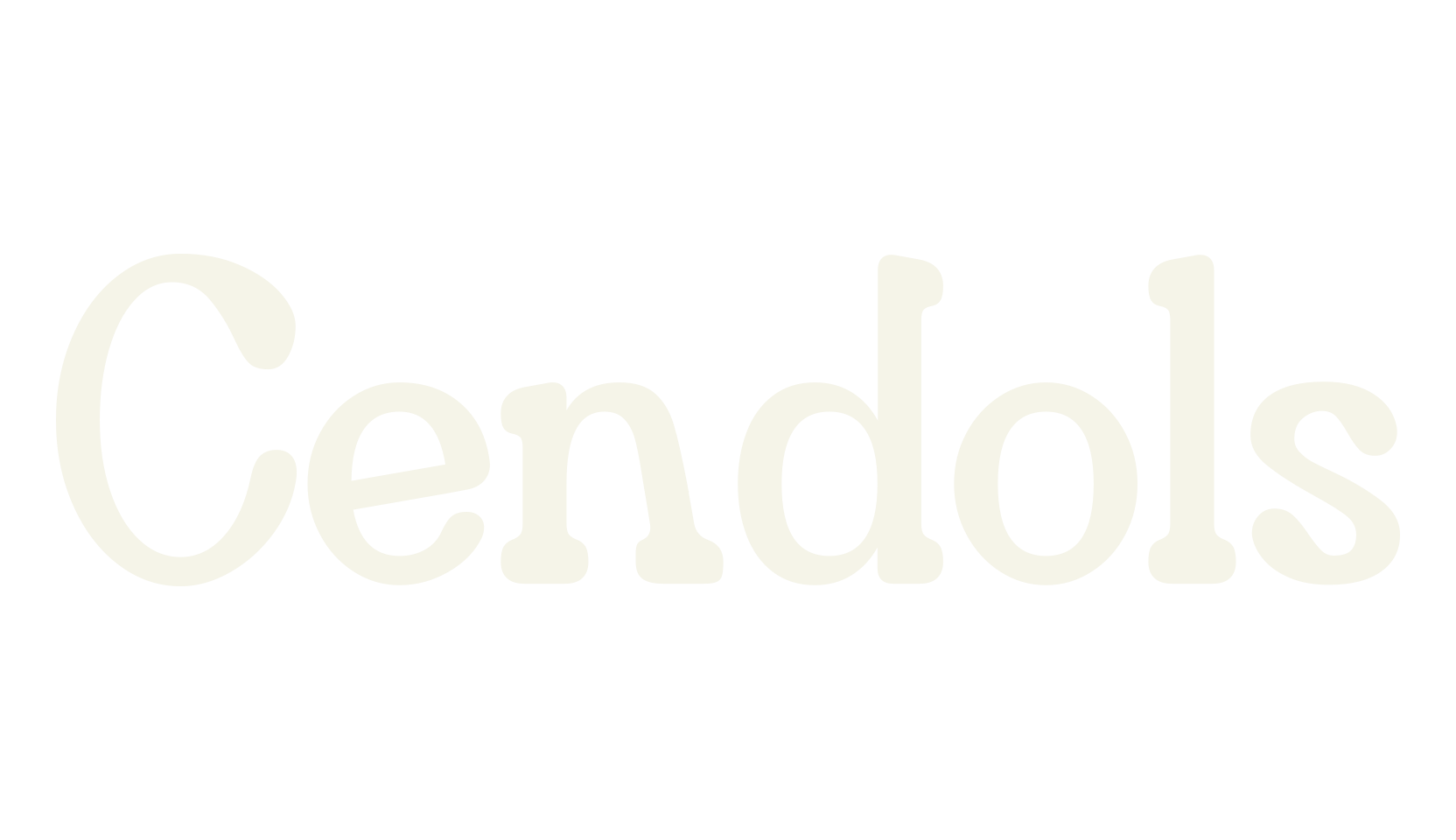 Cendols, cafe font preview