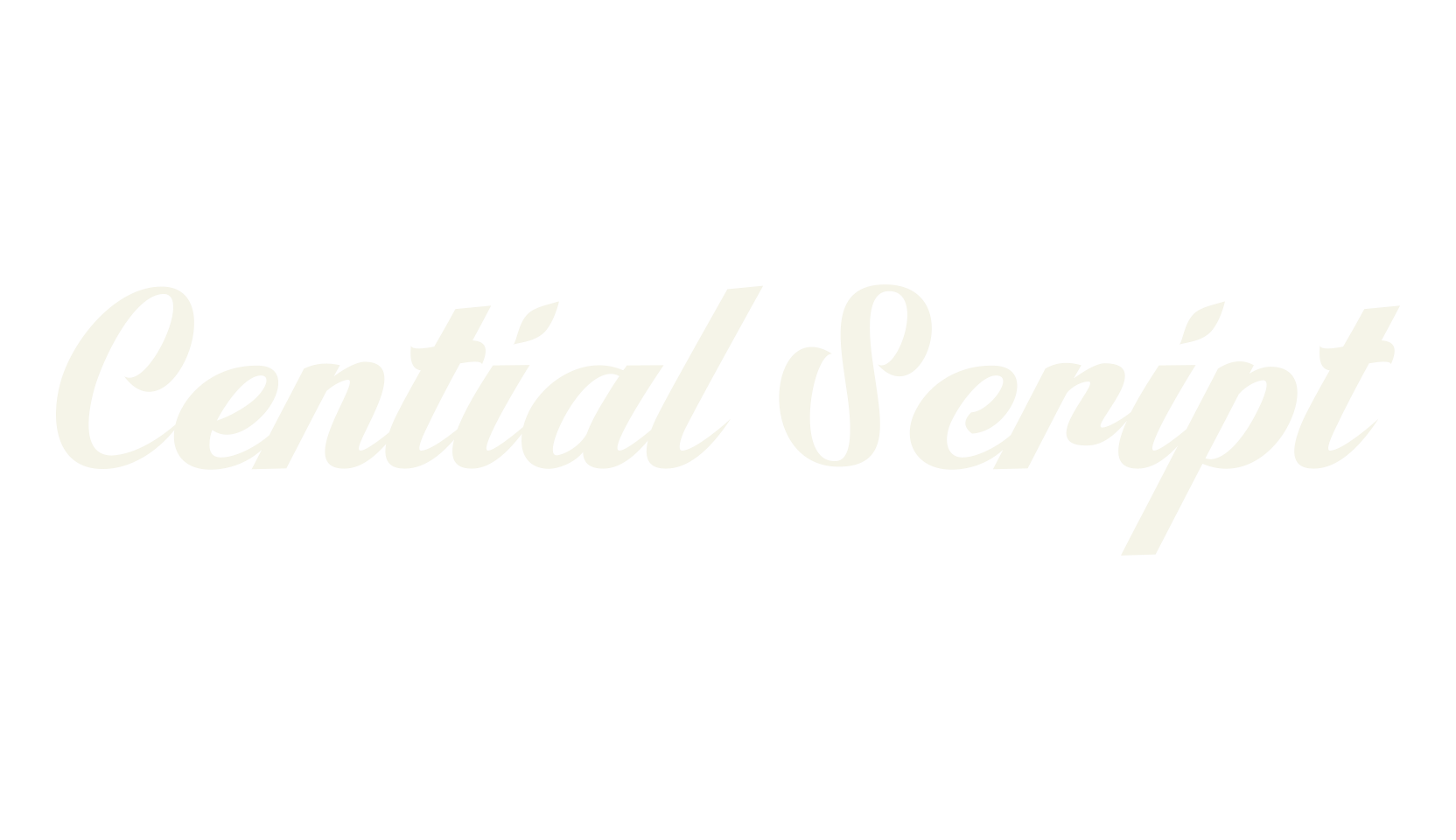 Cential Script, calligraphy font preview