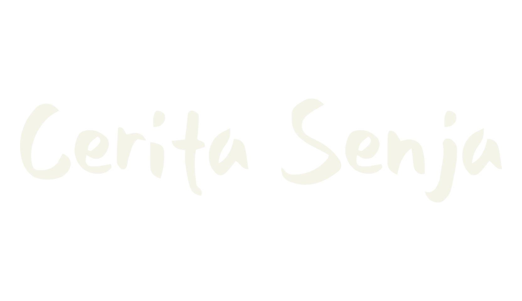 Cerita Senja, handwriting font preview