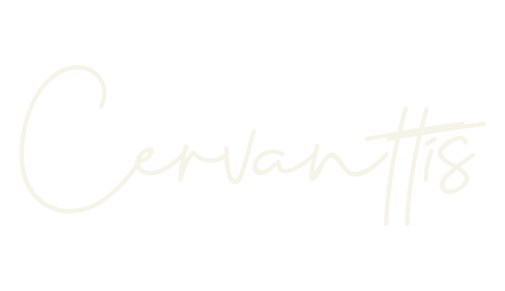 Cervanttis, fashion sign font preview