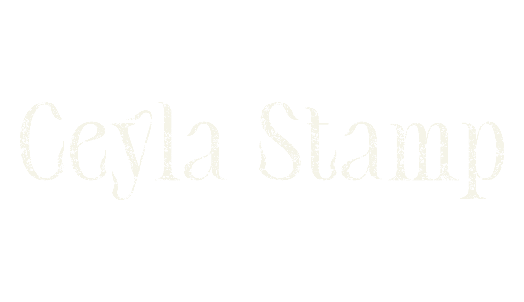 Ceyla Stamp, stamp font preview