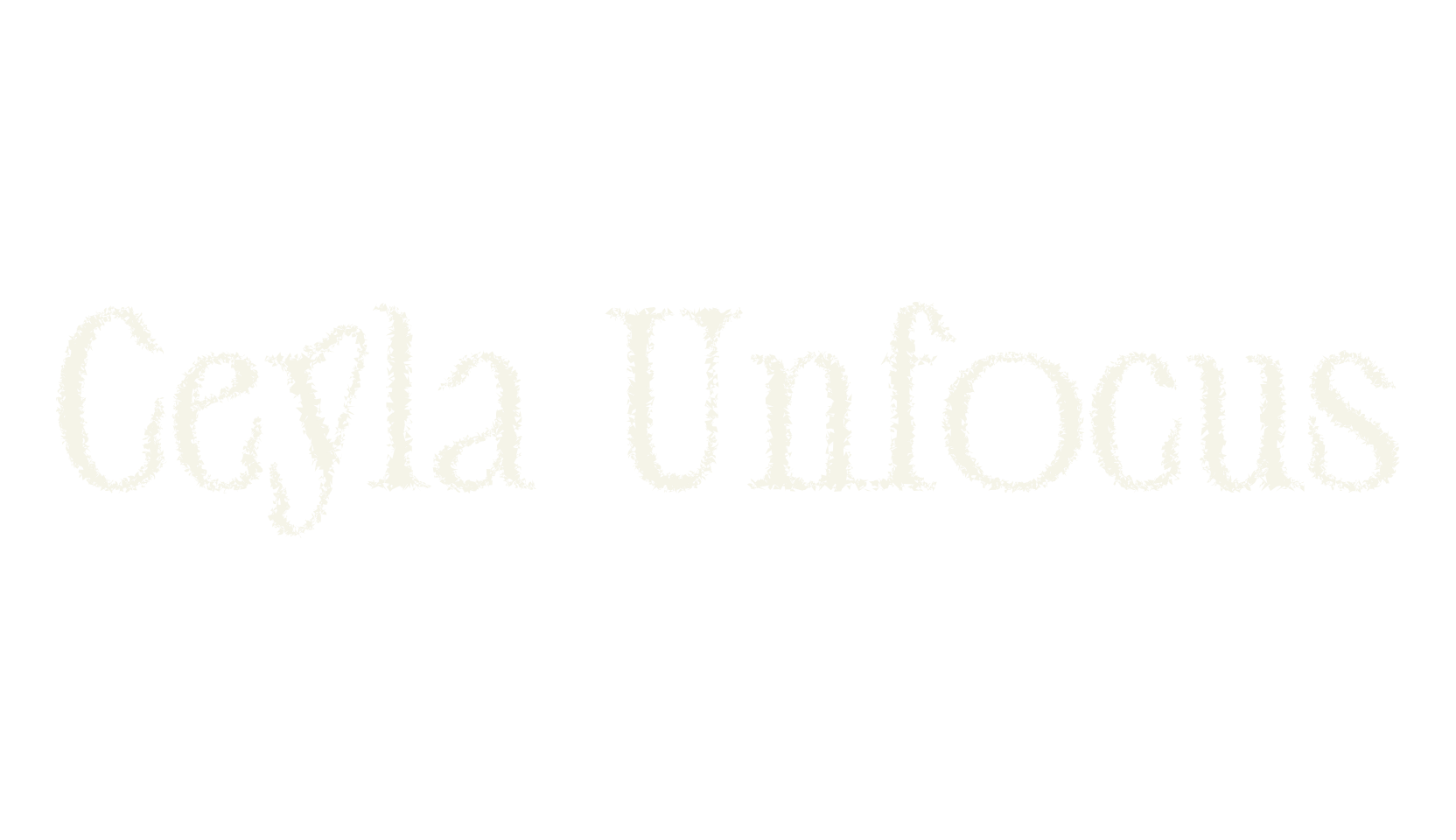 Ceyla Unfocus, elegant font preview