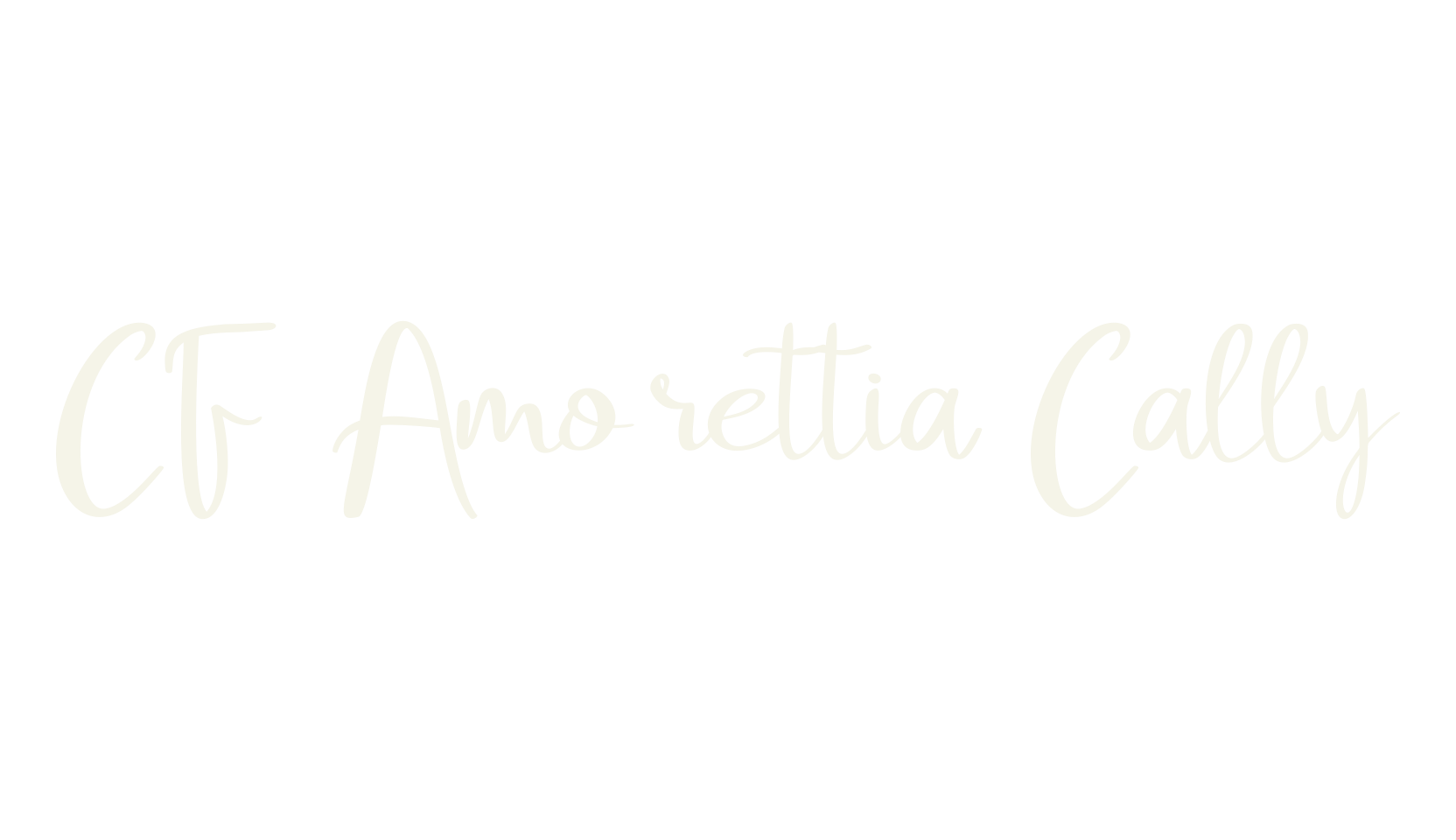 CF Amorettia Cally, calligraphy font preview