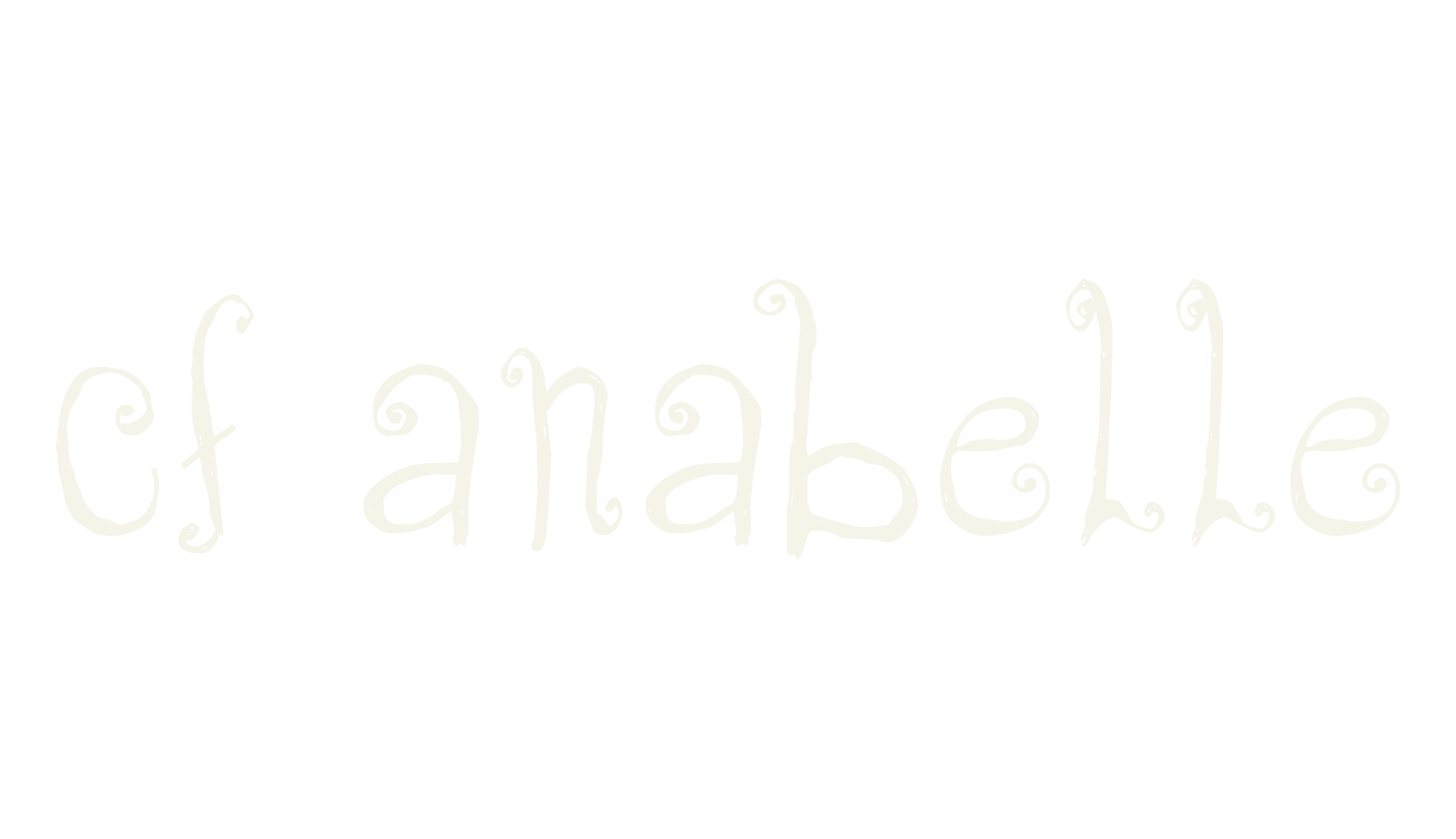 CF Anabelle, handwritten font preview