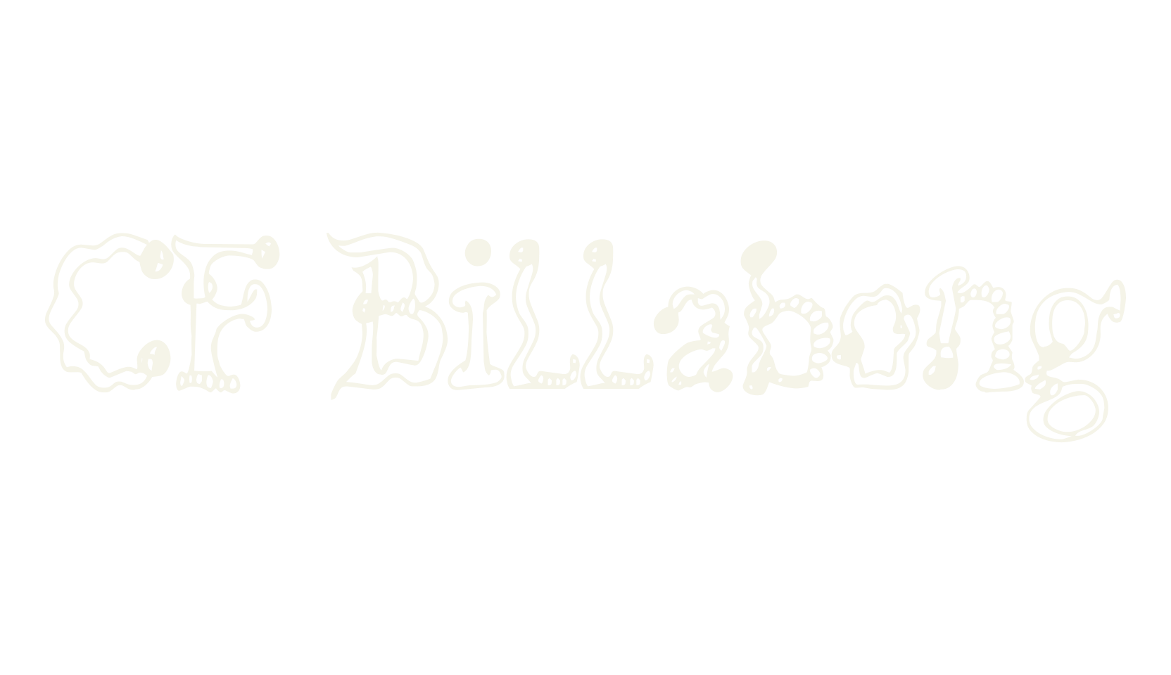 CF Billabong, display market font preview