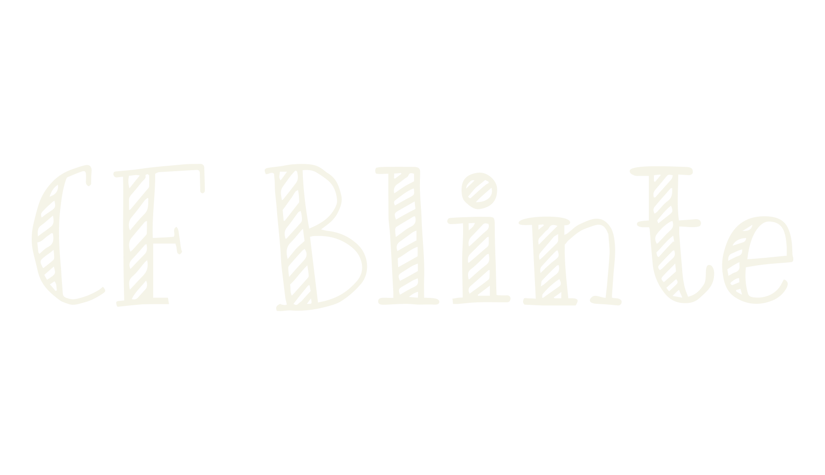 CF Blinte, chalk font preview