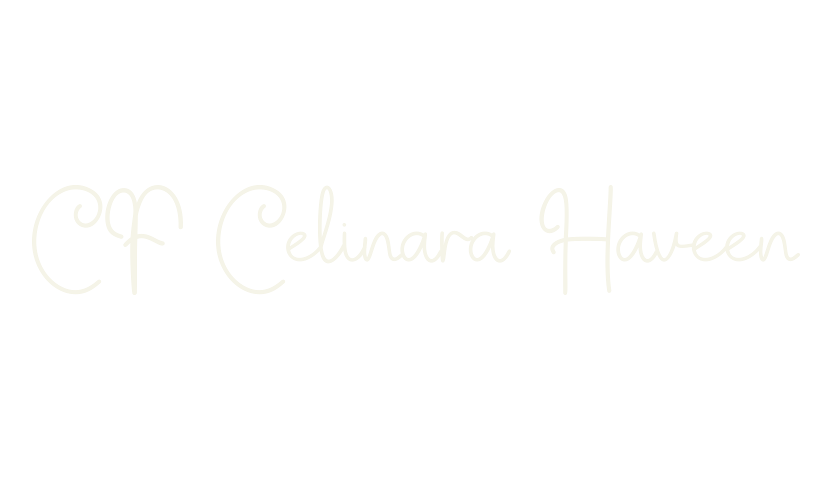 CF Celinara Haveen, calligraphy font preview