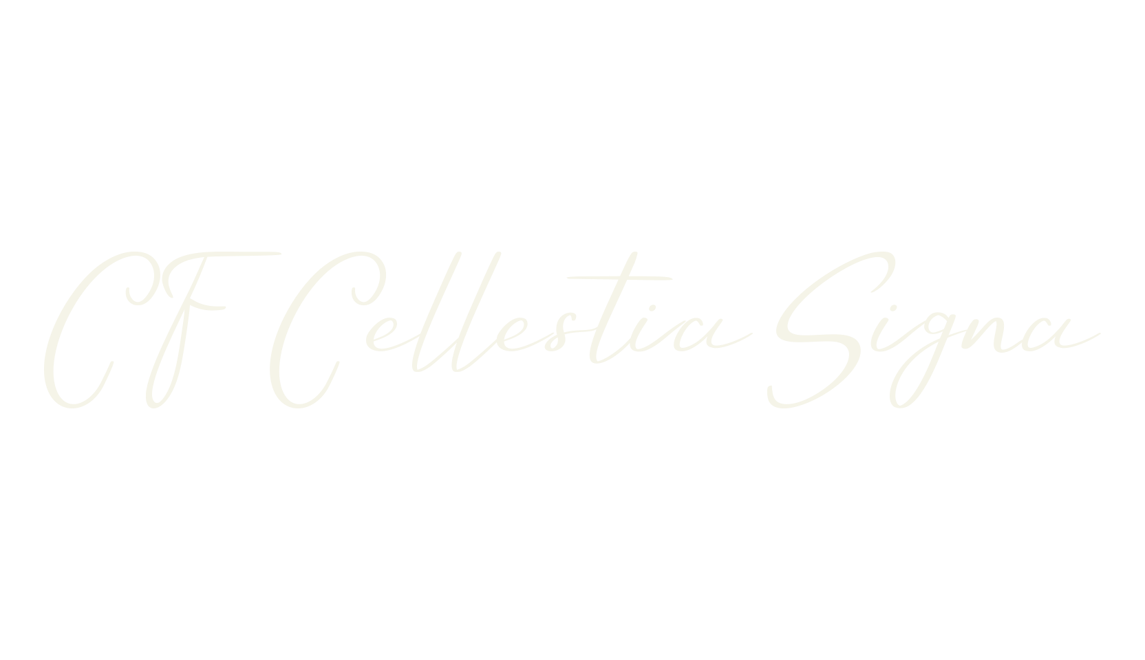 CF Cellestia Signa, calligraphy font preview