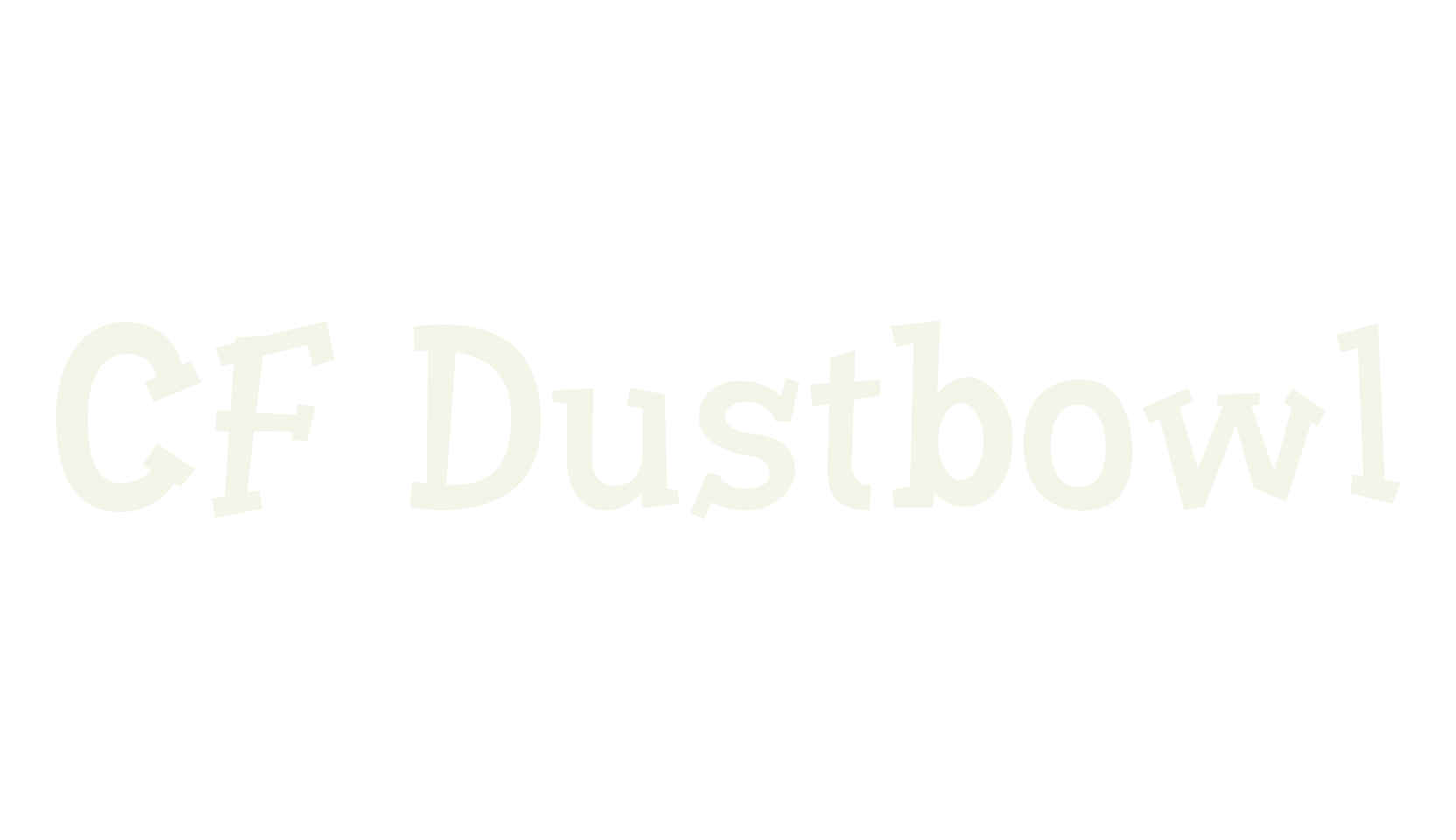 CF Dustbowl, old western font preview