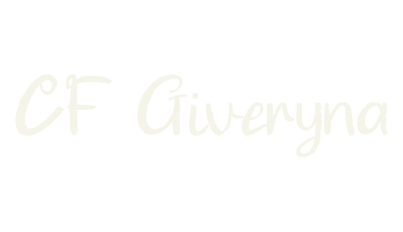 CF Giveryna, sketch font preview
