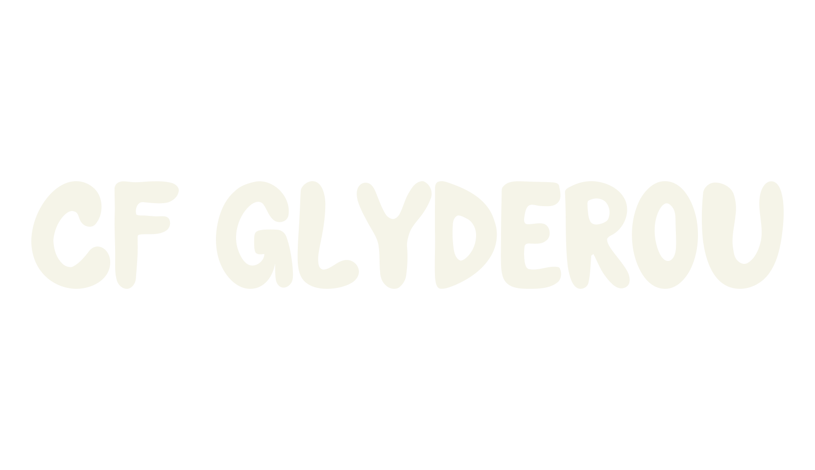 CF Glyderou, fun font preview