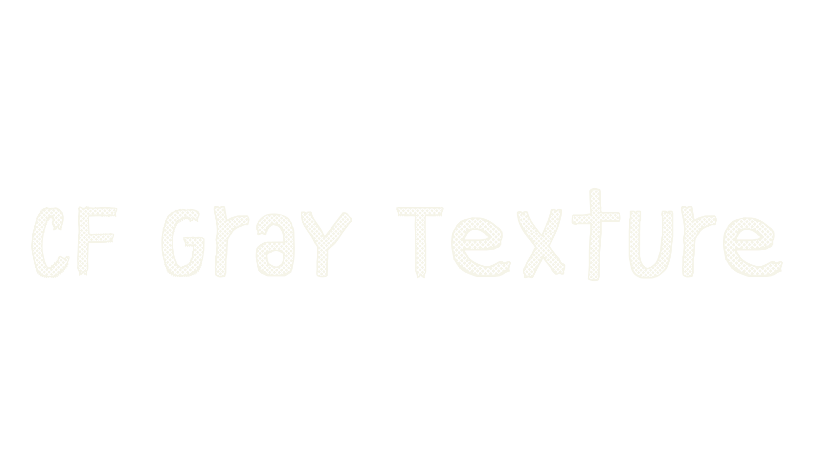 CF Gray Texture, handwritten font preview