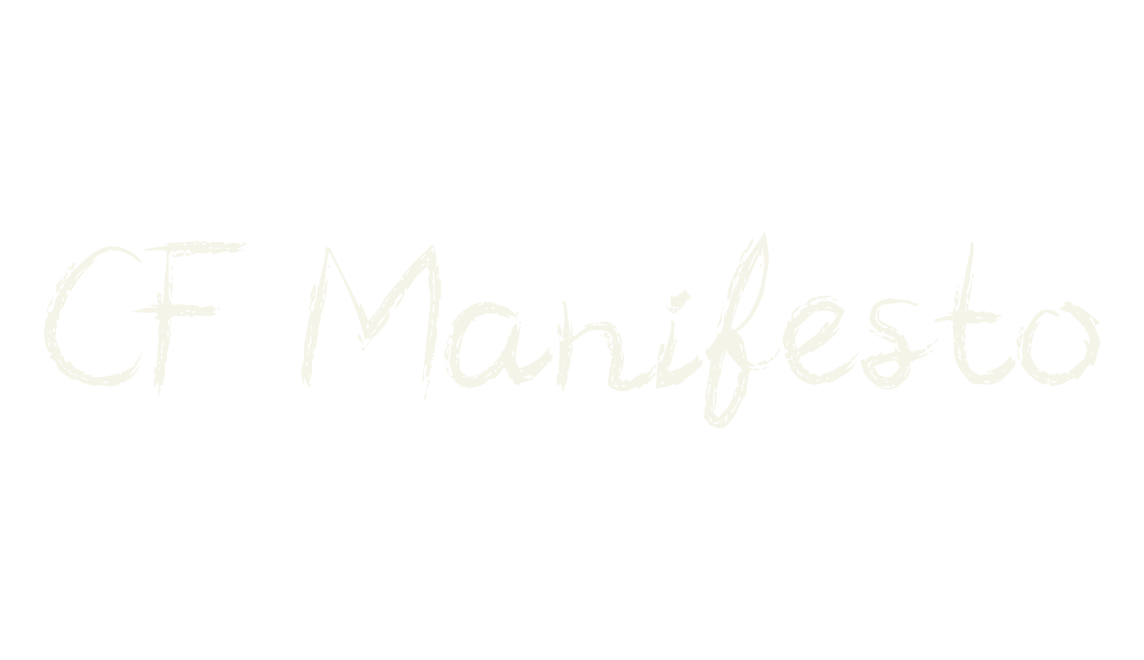 CF Manifesto, handwritten font preview