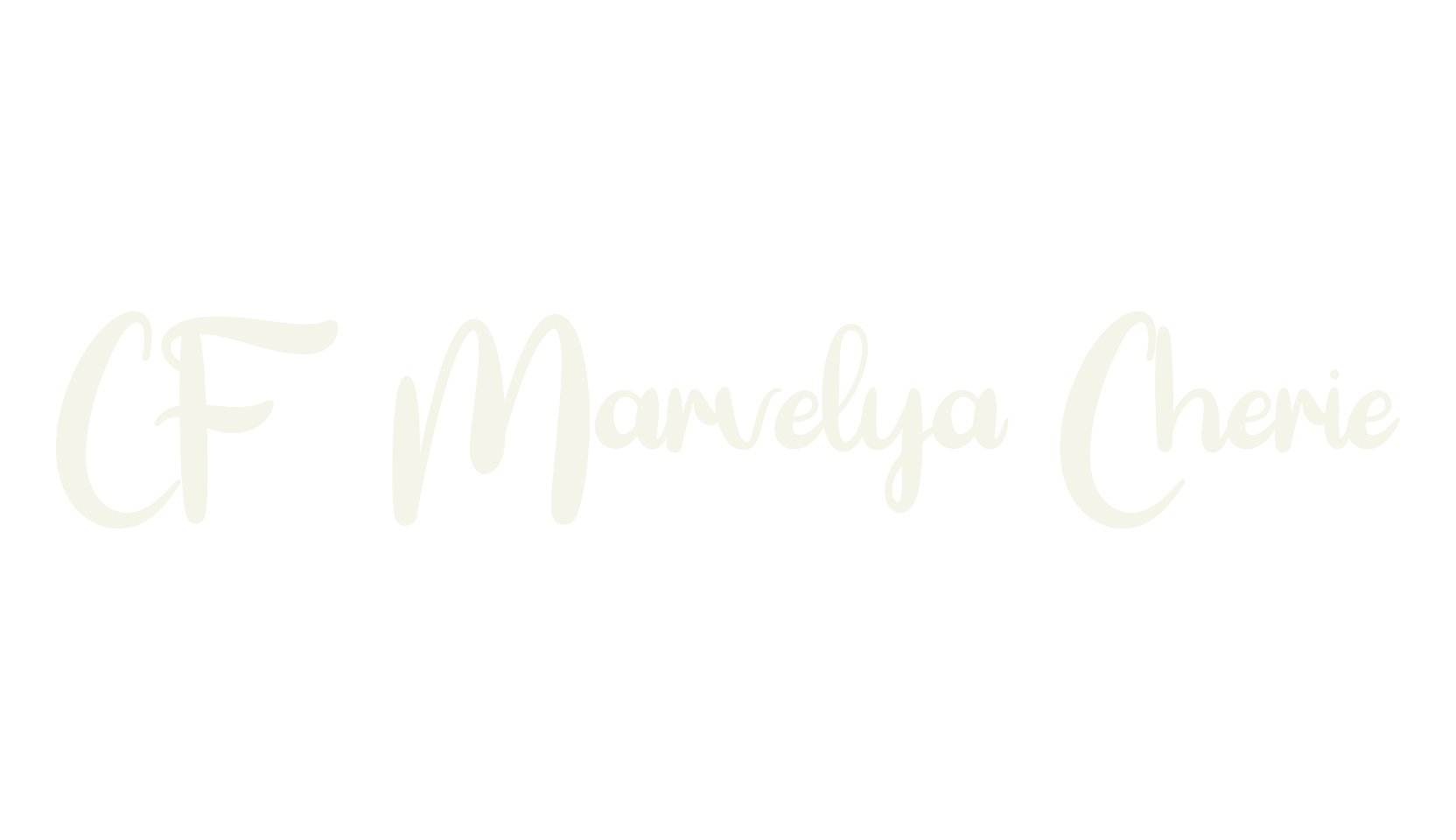 CF Marvelya Cherie, calligraphy font preview