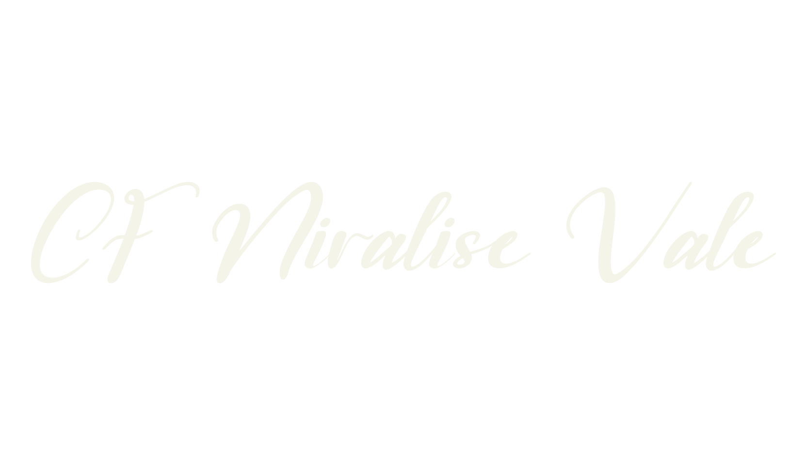 CF Niralise Vale, handwriting font preview