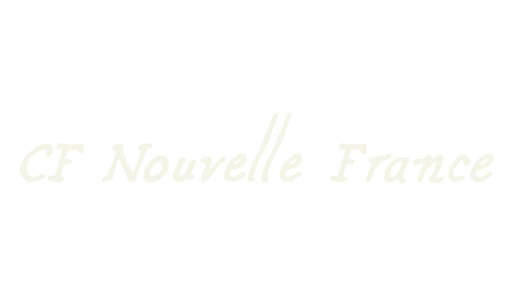 CF Nouvelle France, handwritten font preview