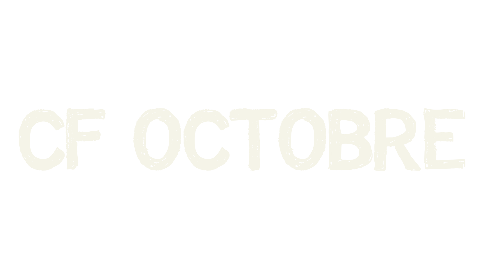 CF Octobre, handwritten font preview