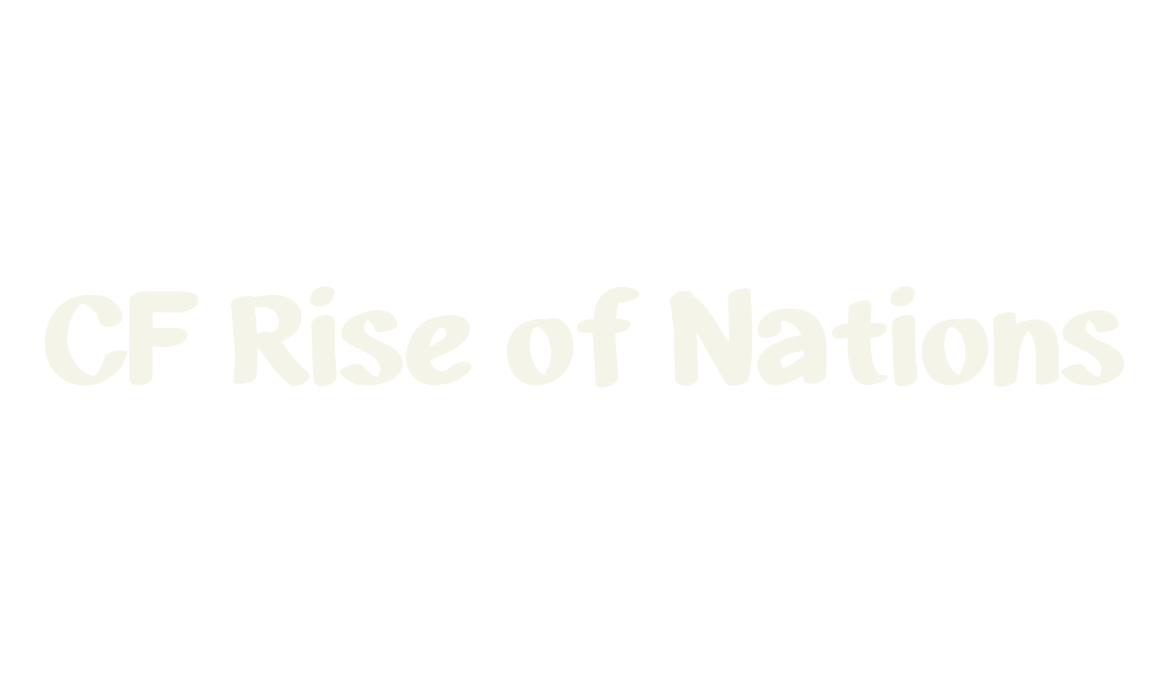 CF Rise of Nations, handwritten font preview
