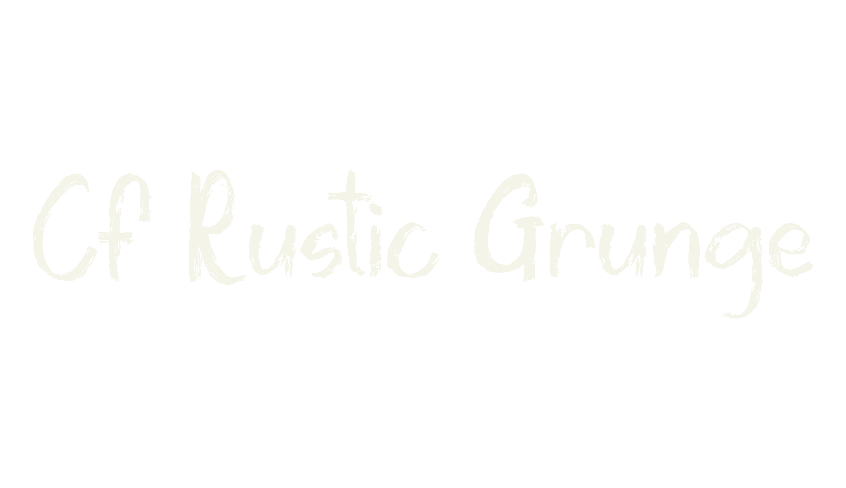 CF Rustic Grunge, punk font preview