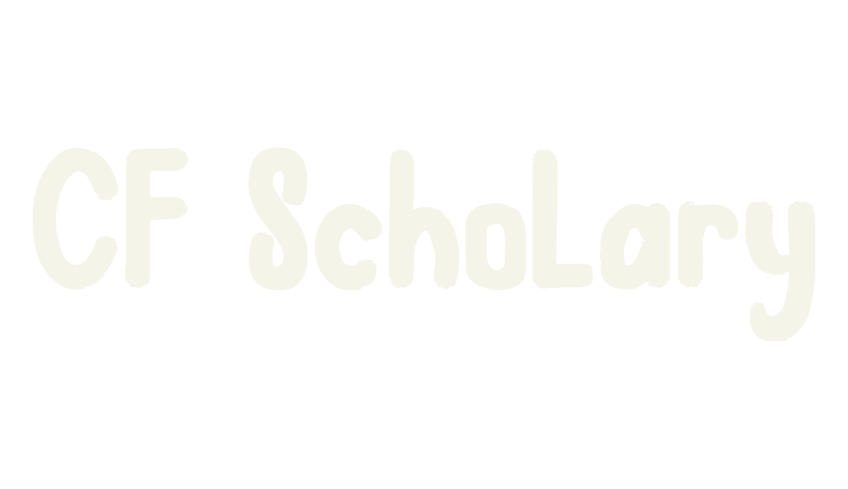 CF Scholary, svg font preview