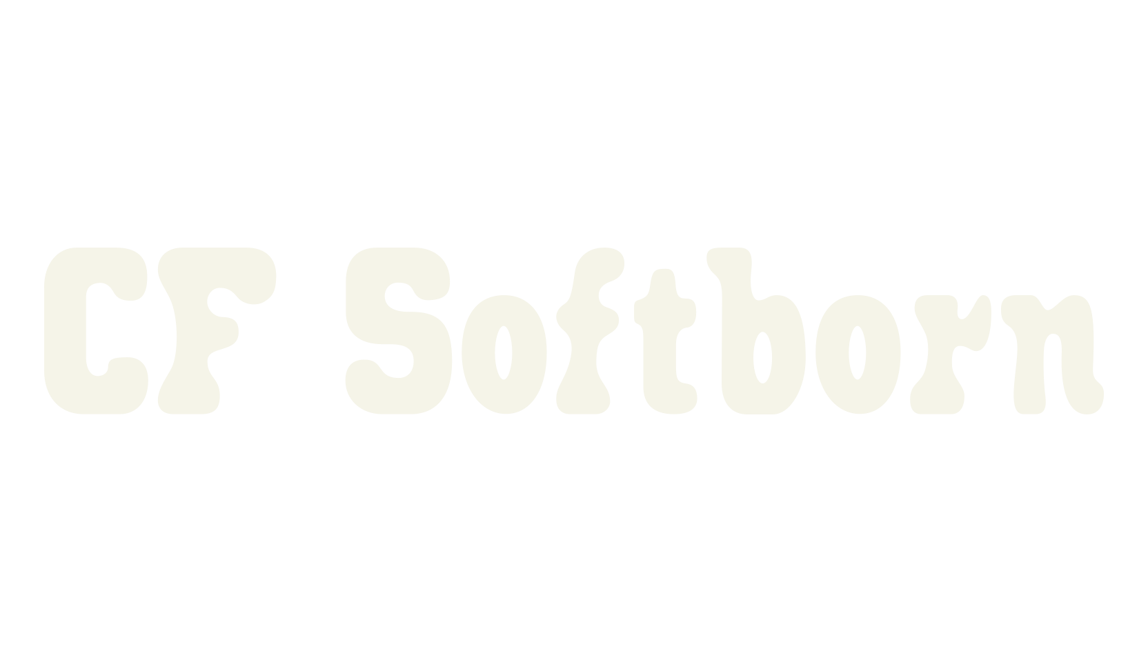 CF Softborn, arcade font preview