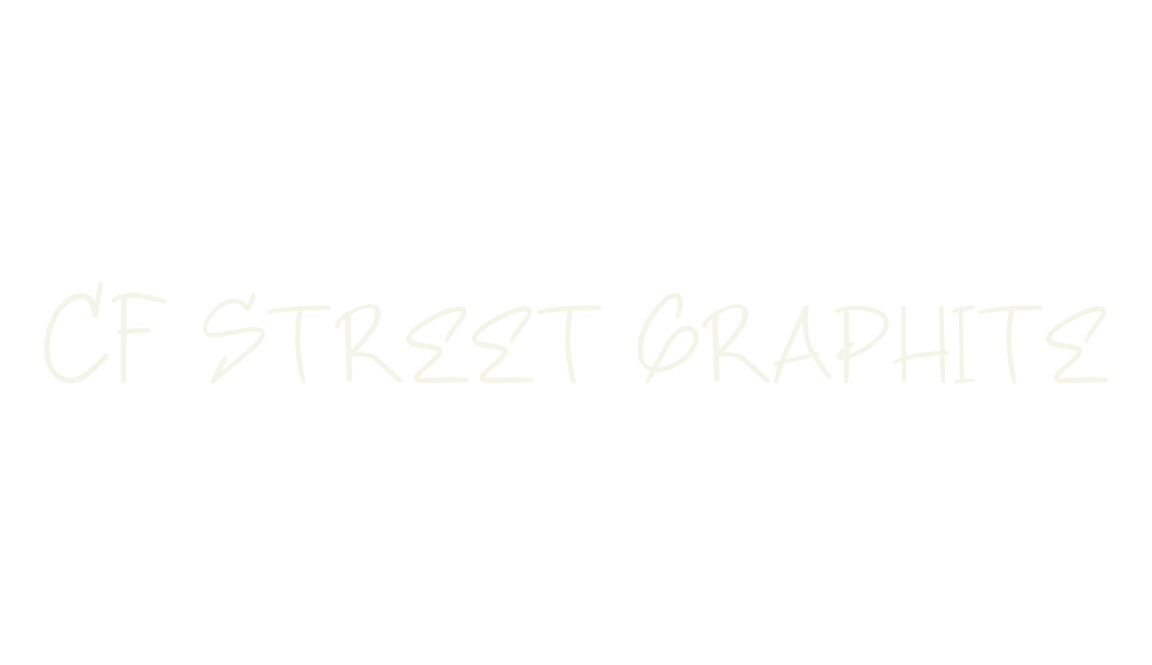 CF Street Graphite, spray paint font preview