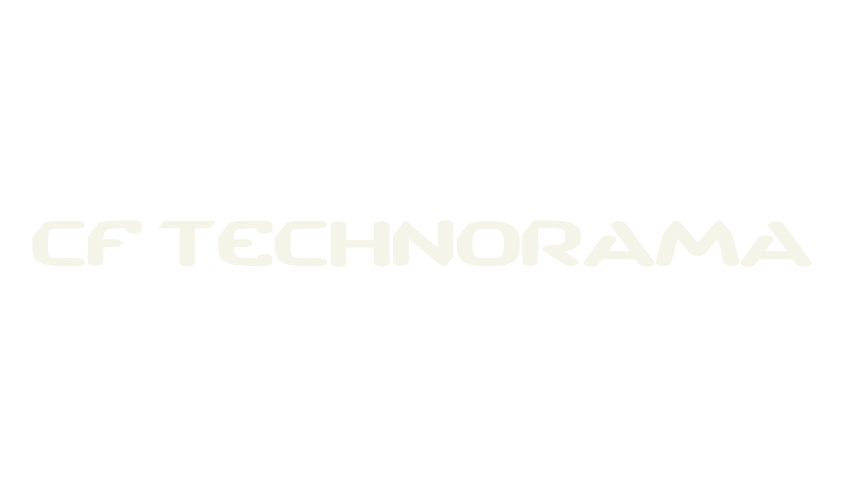 CF TechnoRama, display market font preview