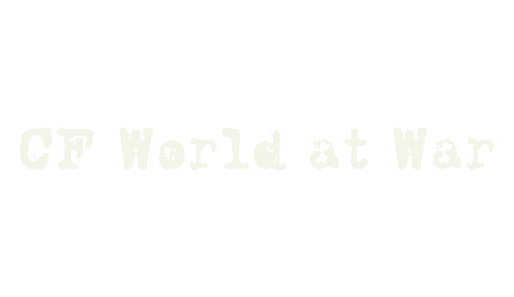 CF World at War, display market font preview