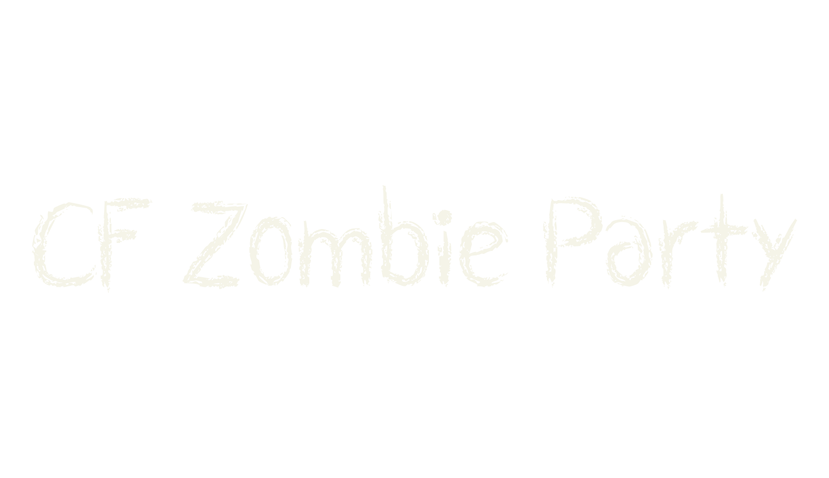 CF Zombie Party, display market font preview