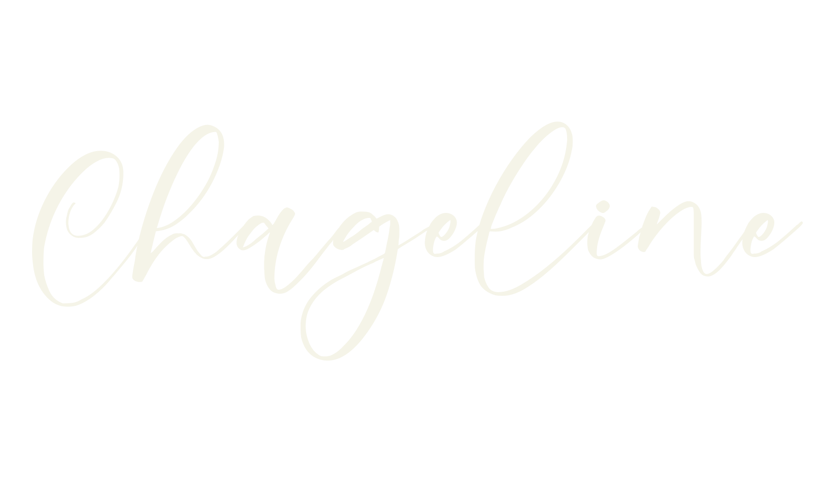Chageline, calligraphy font preview