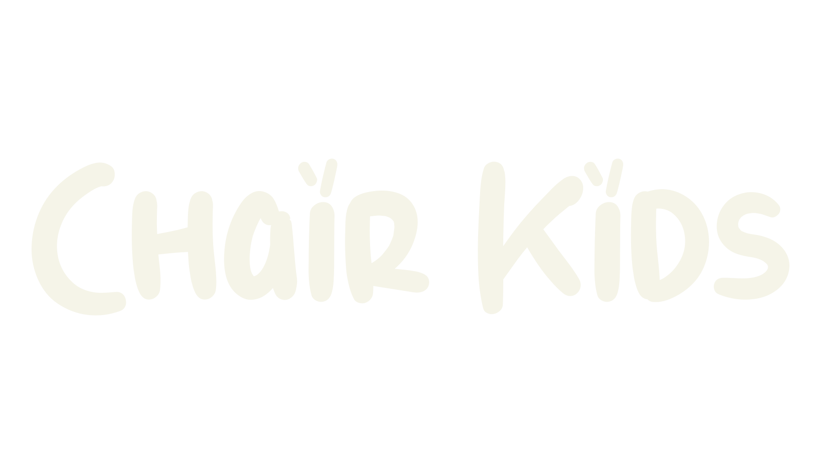 Chair Kids, cute font preview
