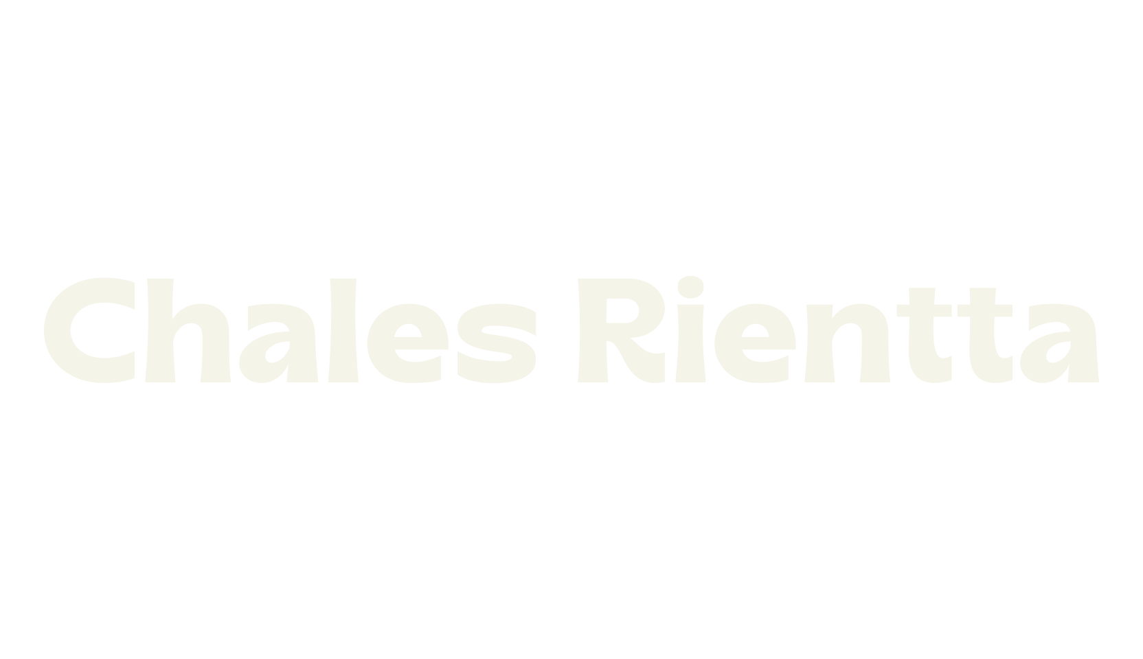 Chales Rientta, sans serif font preview